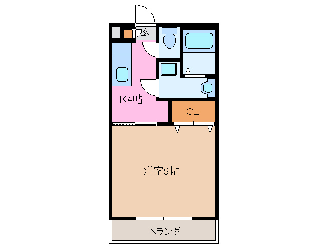 2階の間取り図