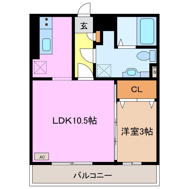 2階の間取り図