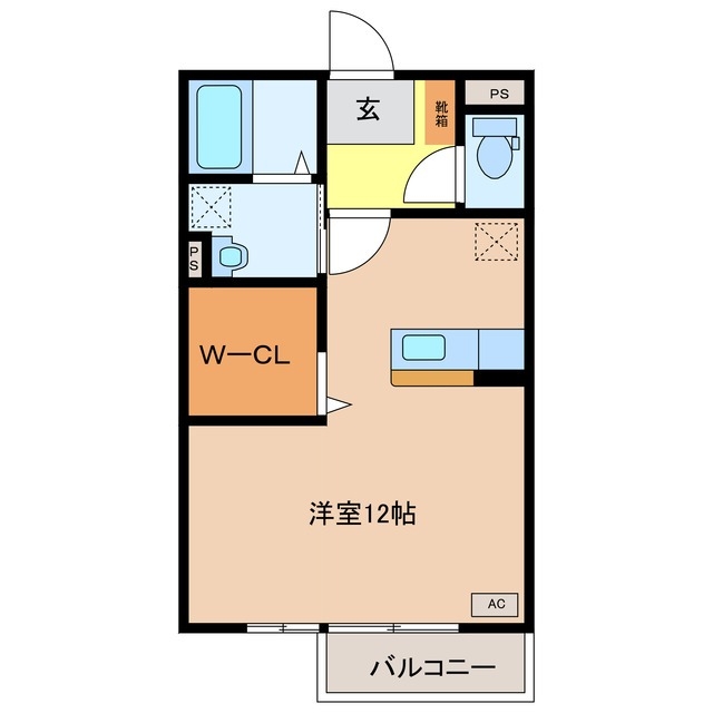 2階の間取り図