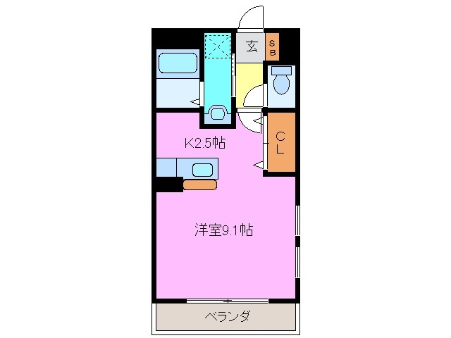 1階の間取り図
