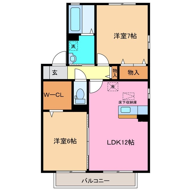 1階の間取り図