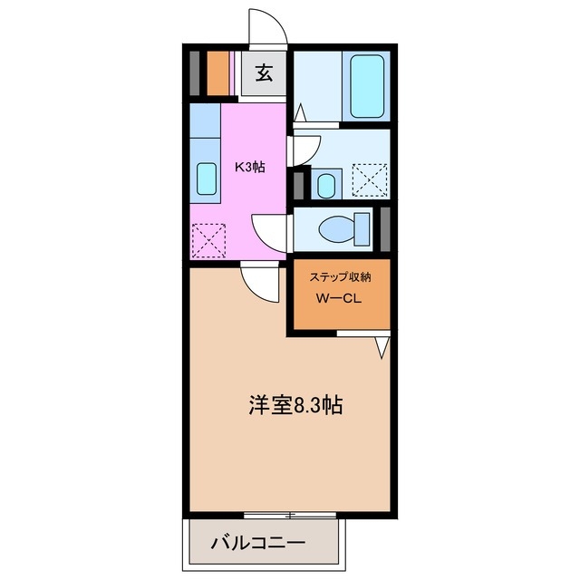 2階の間取り図