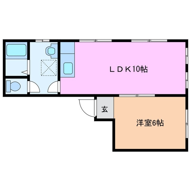 1階の間取り図