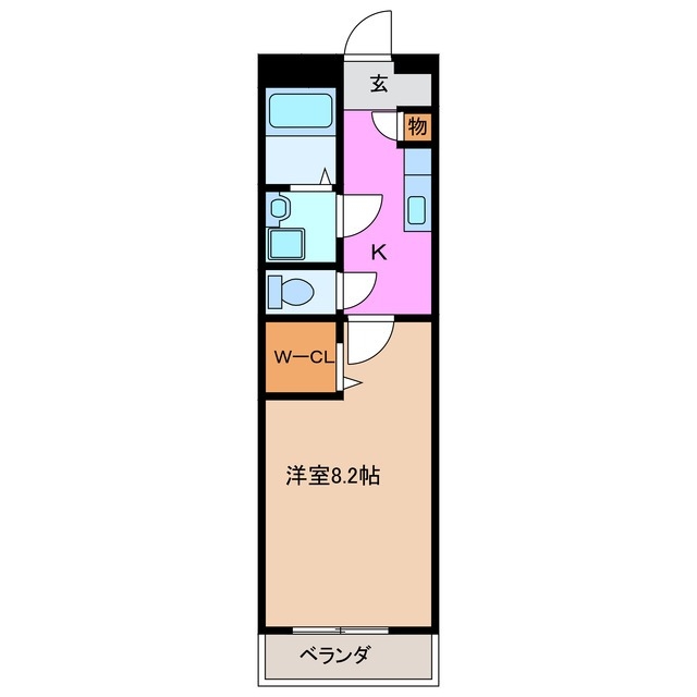 2階の間取り図