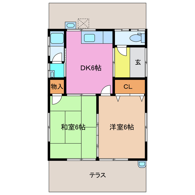 -階の間取り図