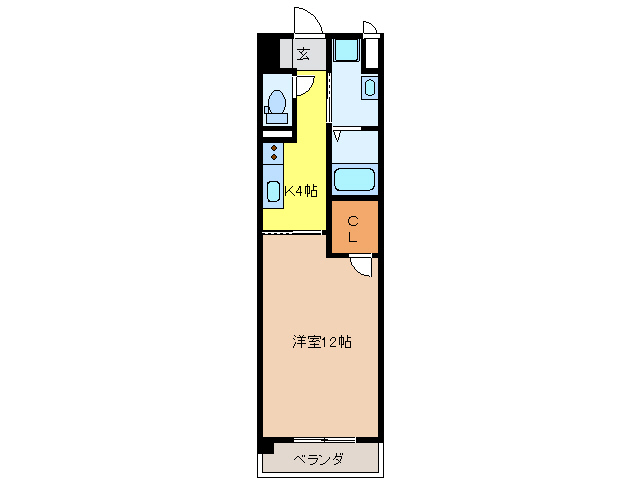 2階の間取り図