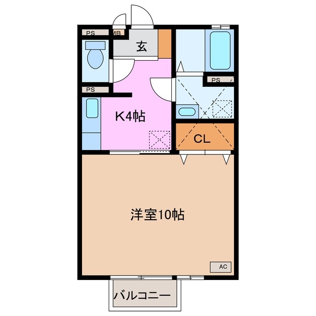 2階の間取り図