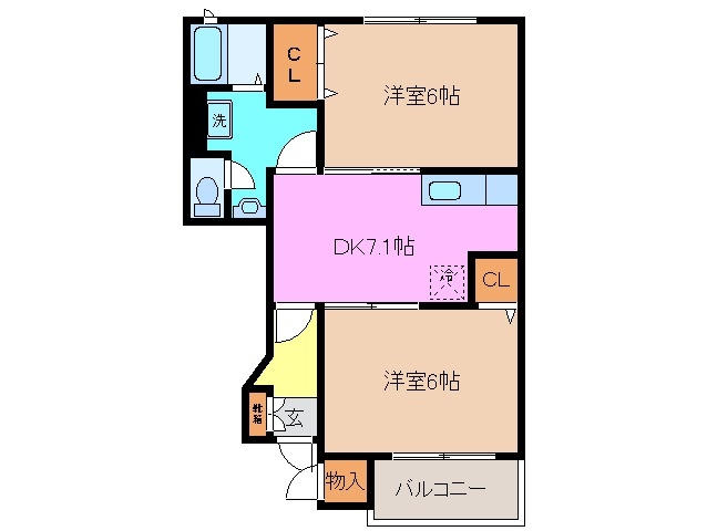 1階の間取り図