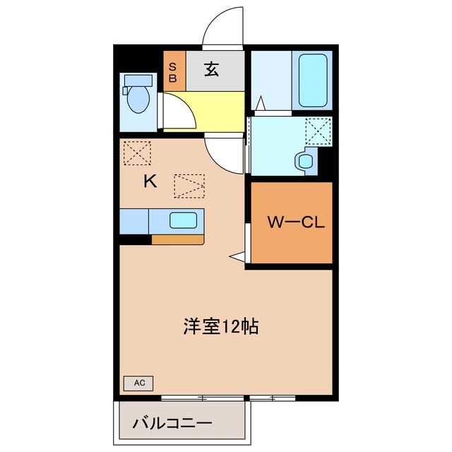 1階の間取り図