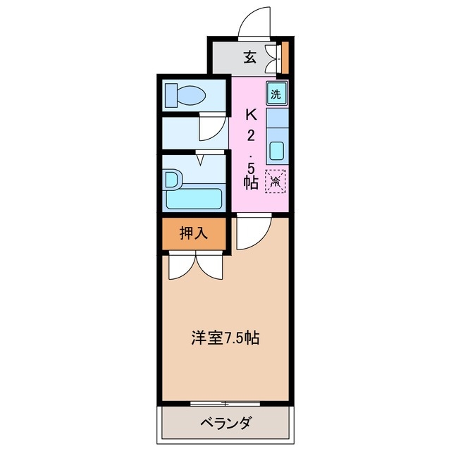 1階の間取り図