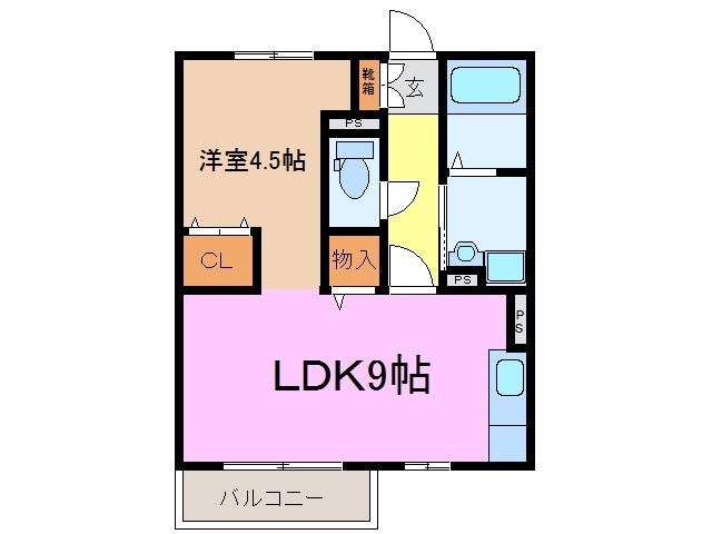 1階の間取り図