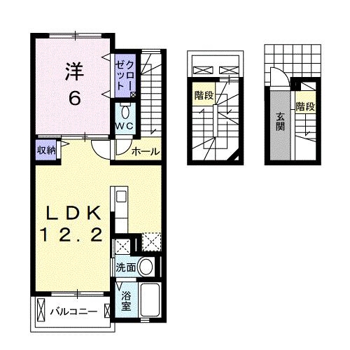 3階の間取り図