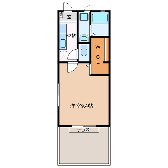 1階の間取り図