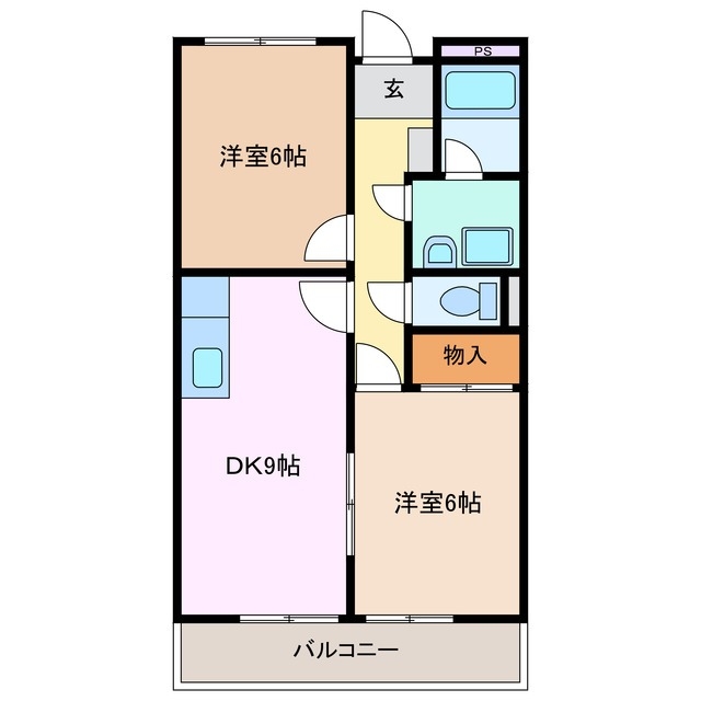 1階の間取り図