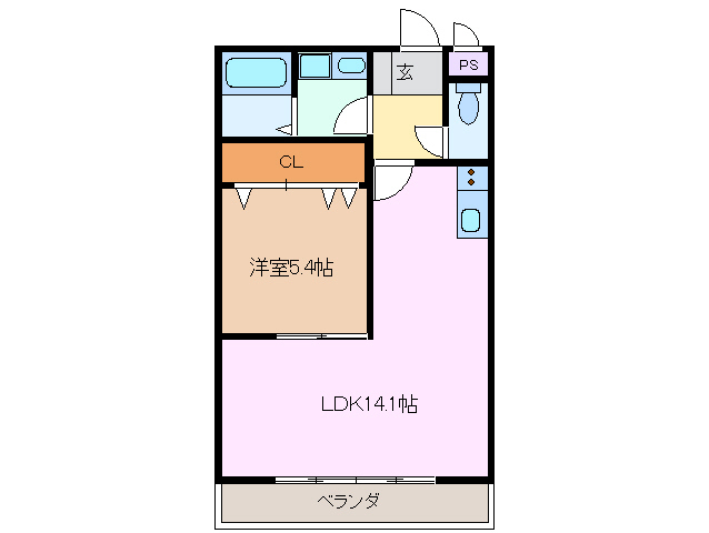 3階の間取り図