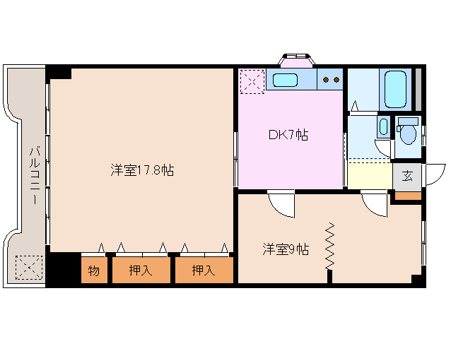 6階の間取り図