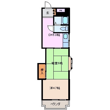 7階の間取り図