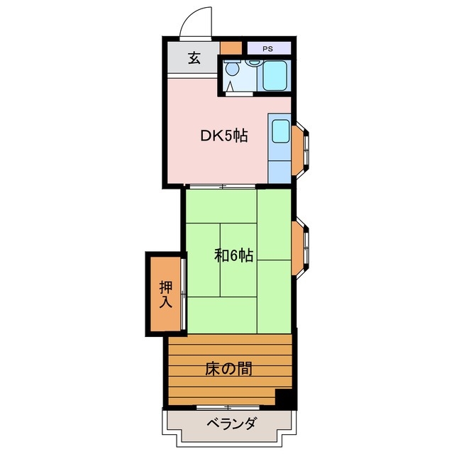 4階の間取り図