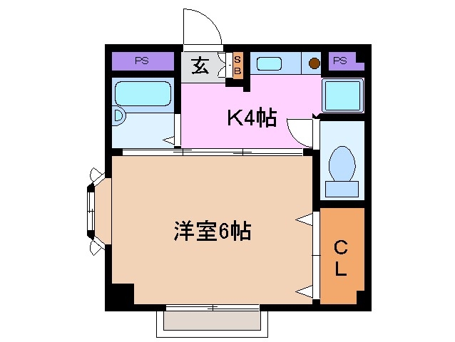 1階の間取り図