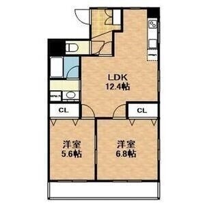 2階の間取り図