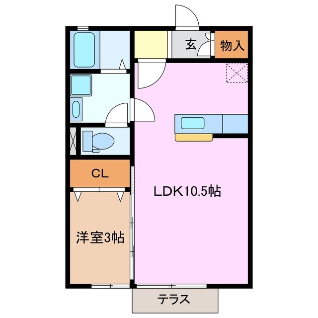 1階の間取り図