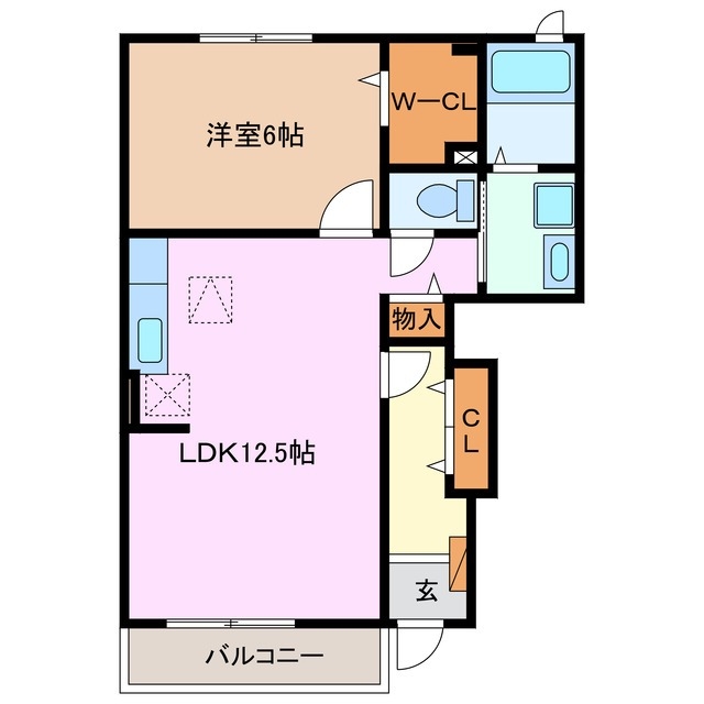 1階の間取り図