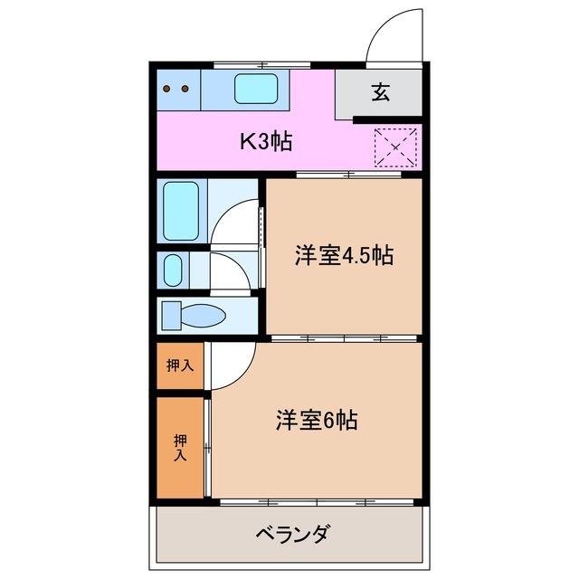 3階の間取り図