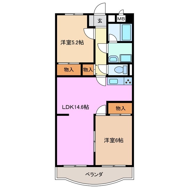 3階の間取り図
