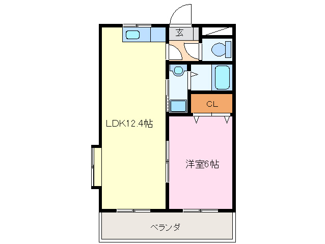 1階の間取り図