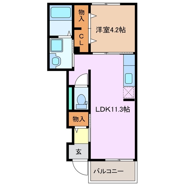 1階の間取り図
