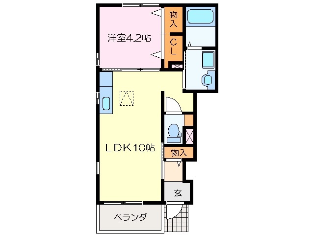 1階の間取り図