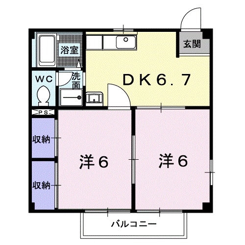 1階の間取り図