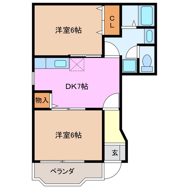 1階の間取り図