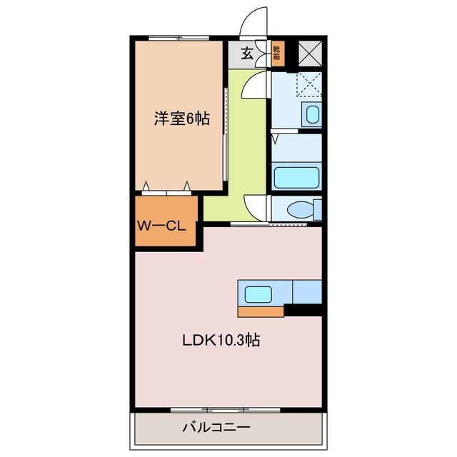 6階の間取り図