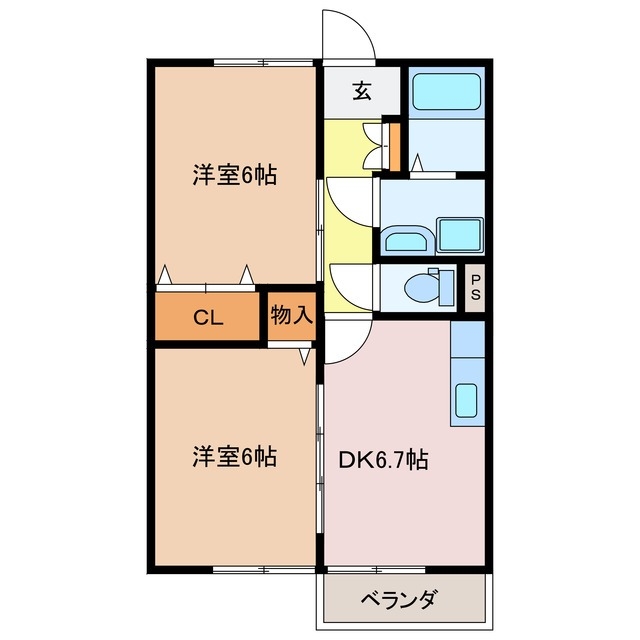 1階の間取り図