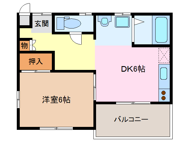 1階の間取り図