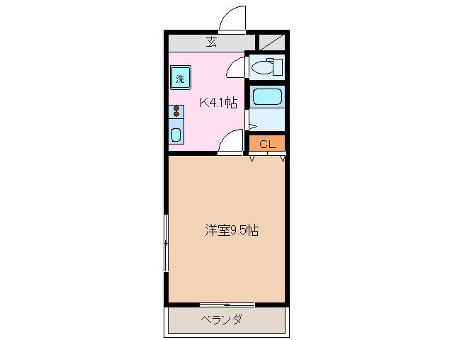 1階の間取り図
