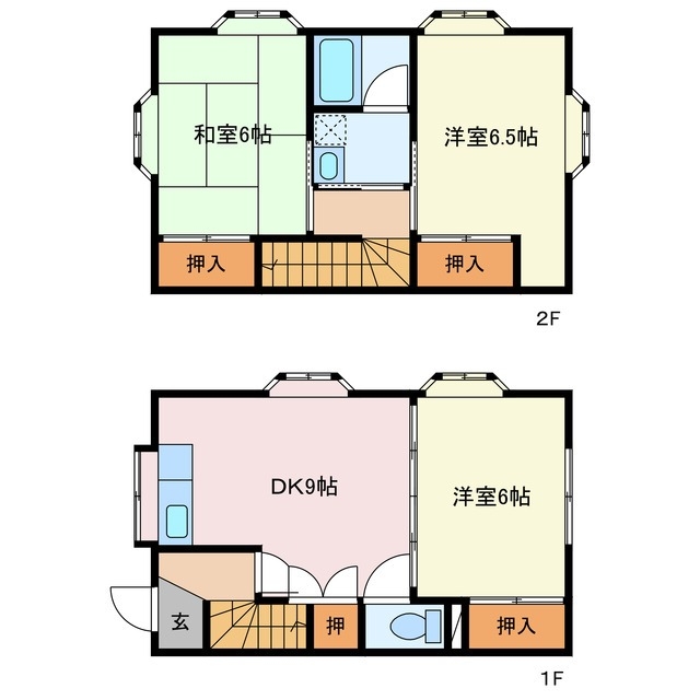 1階の間取り図