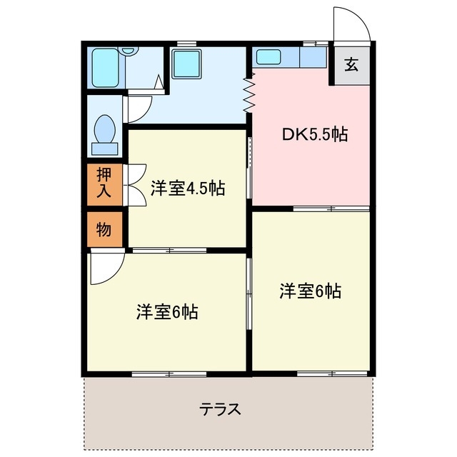 1階の間取り図