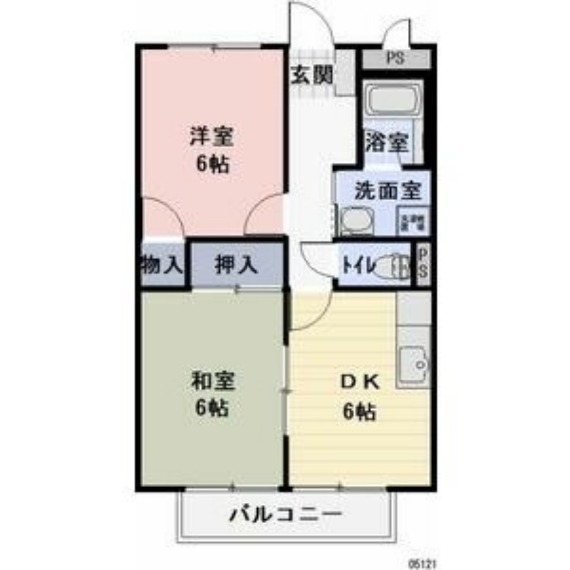 2階の間取り図