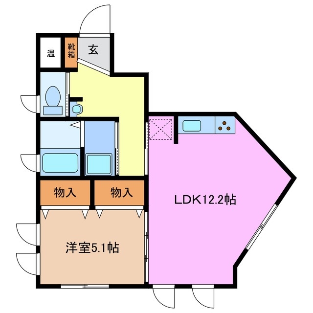 1階の間取り図