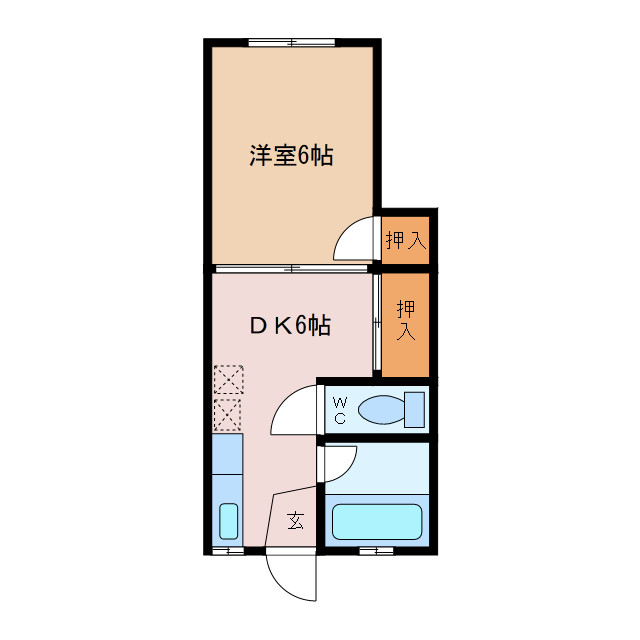 2階の間取り図