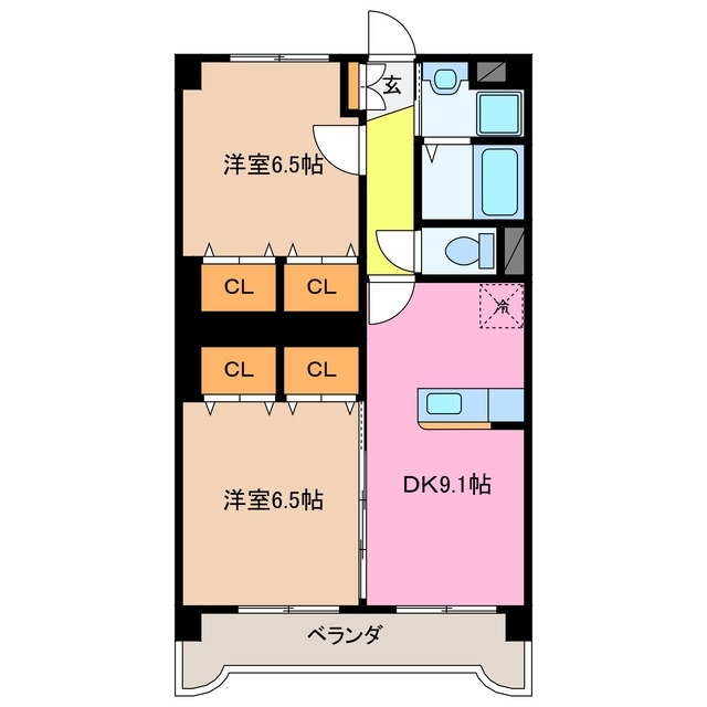 1階の間取り図