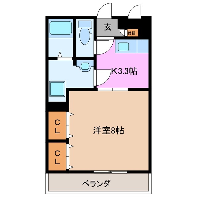 2階の間取り図