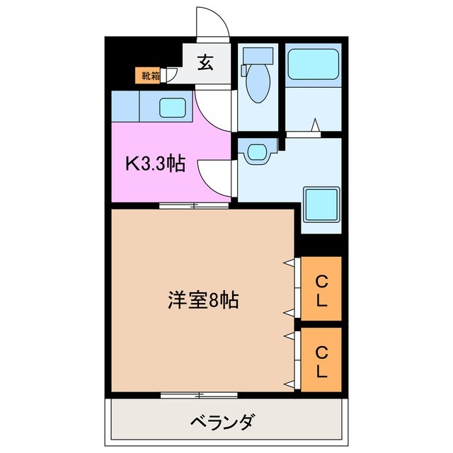 1階の間取り図