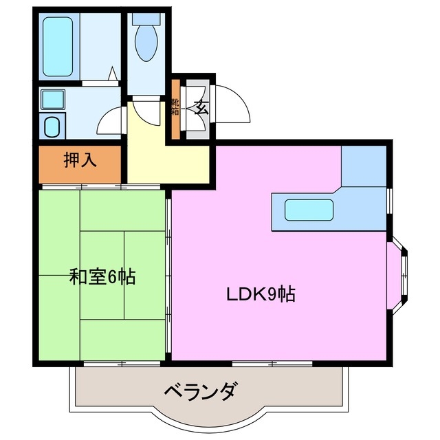 1階の間取り図