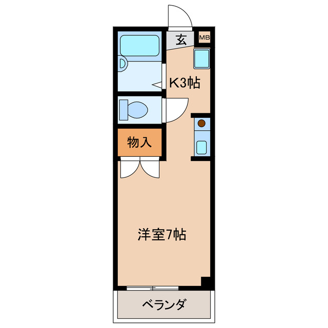 3階の間取り図