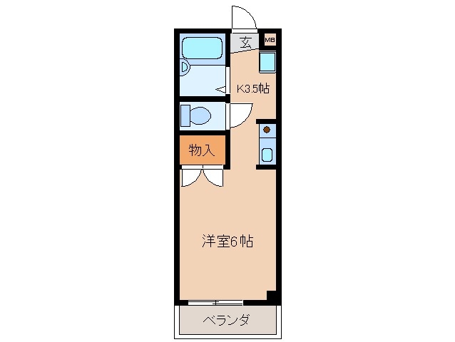 1階の間取り図