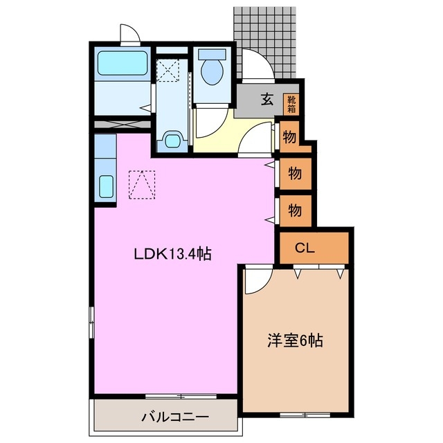 1階の間取り図