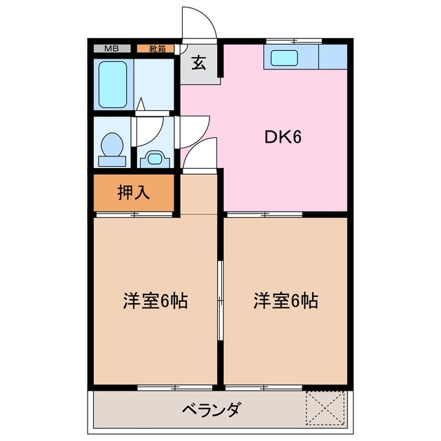 1階の間取り図